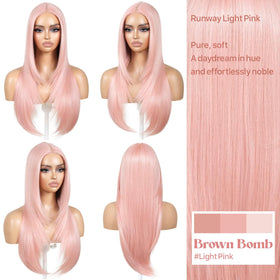 BrownBomb beginner-friendly wig you can throw on in seconds.