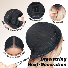 BrownBomb packaging-ready wig conveys quick prep and travel convenience