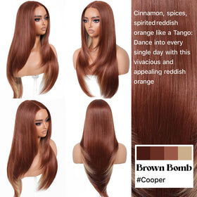 BrownBomb Cooper Blond wig 13x4x1 lace closure for secure fit
