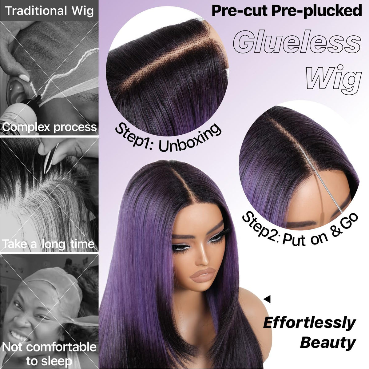 BrownBomb HD lace front closure for natural hairline and versatile styling.