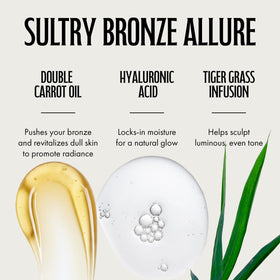 Brown Sugar Double Carrot Oil with Hyaluronic Acid nourishes skin during tanning