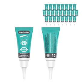 Brows Eyes Lips microblading aftercare tube offers breathable protection for PMU.