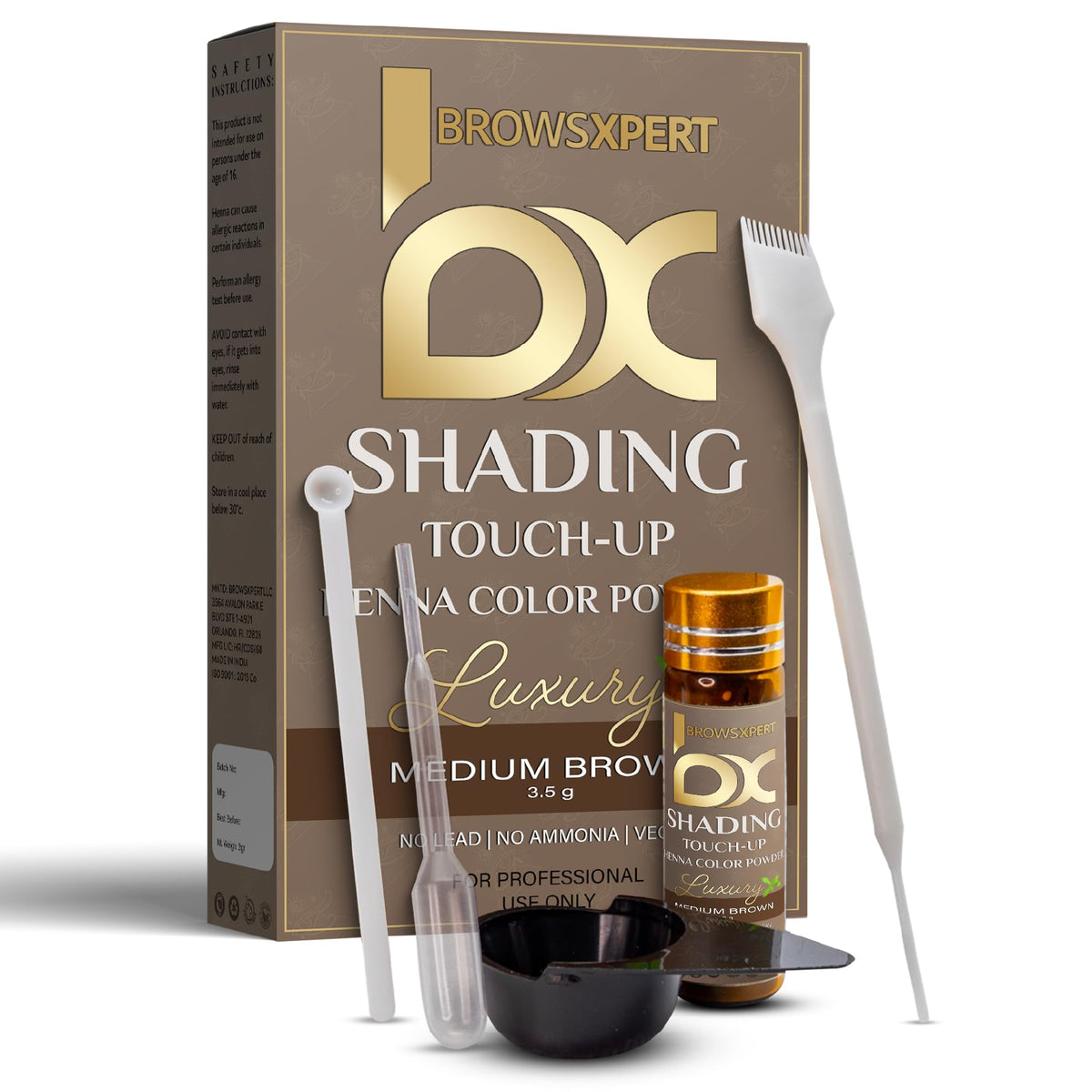 Mixing dish included for precise shade blending and consistent application.