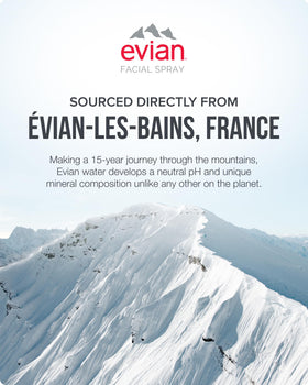 BRUMISATEUR Evian kit supports daily skincare rituals with mineral-rich hydration