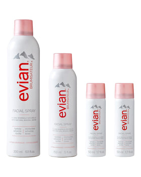 BRUMISATEUR Evian Facial Spray 24/7 kit front view hydrates skin on the go