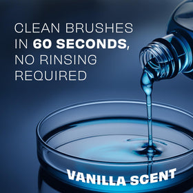 Brush Clean Pro Bristle Safe Formula protects fibers during cleaning