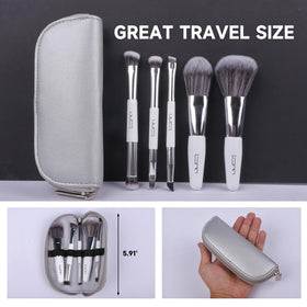 Brush Master versatile 5-piece set supports foundation, powder, eyeshadow, blush, and brows