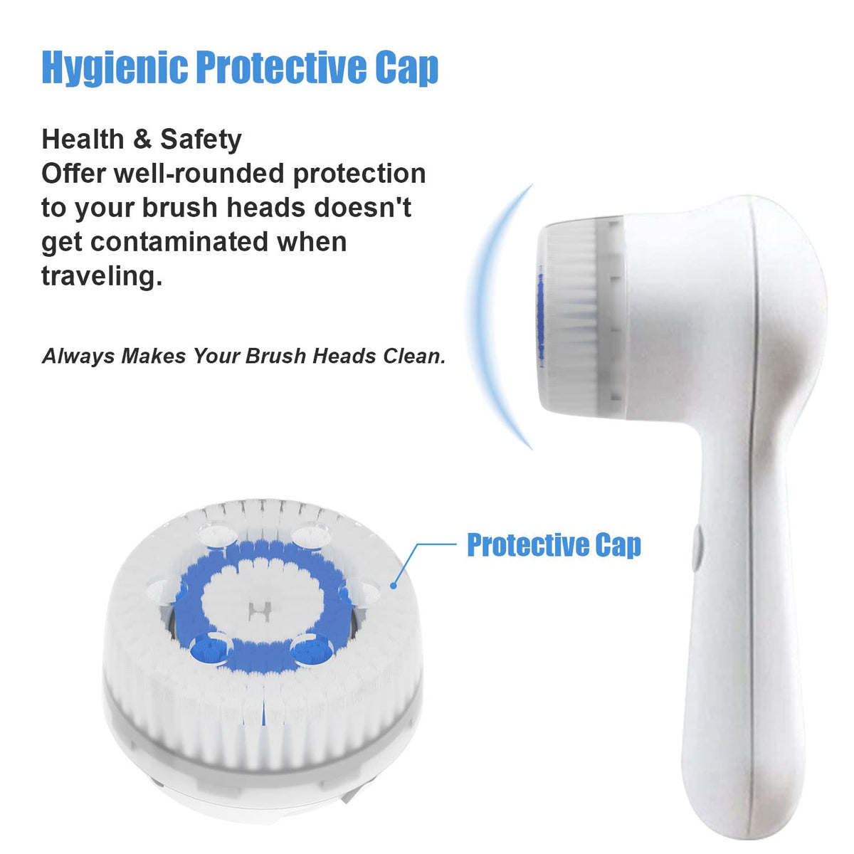 Brushmo Smart Profile replacement head designed for a thorough, gentle cleanse.