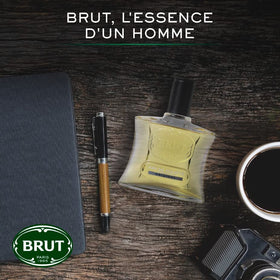 Brut Original EDT spray on skin delivering a fresh, casual scent.