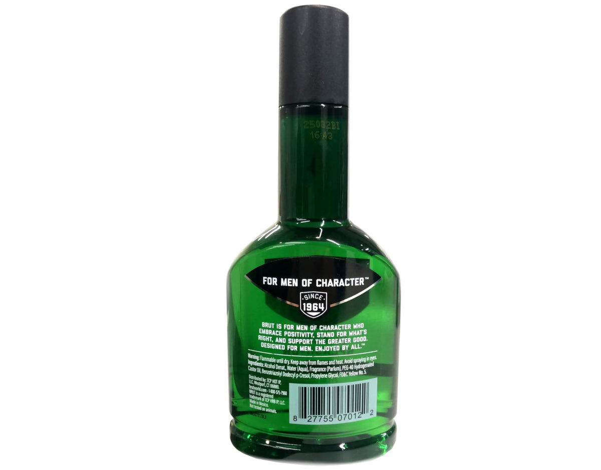 Brut Splash on Lotion pack-4 side view emphasizes value and convenient multi-pack