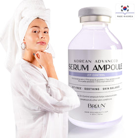 BRÜUN AC Vita Plus ampoule absorbed deeply with derma roller.