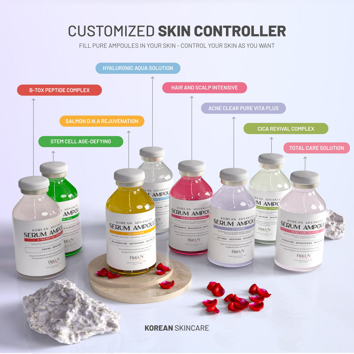 BRÜUN AC compatible with derma pen for versatile care.