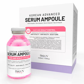 BRÜUN HS bottle pour showing lightweight serum for quick absorption