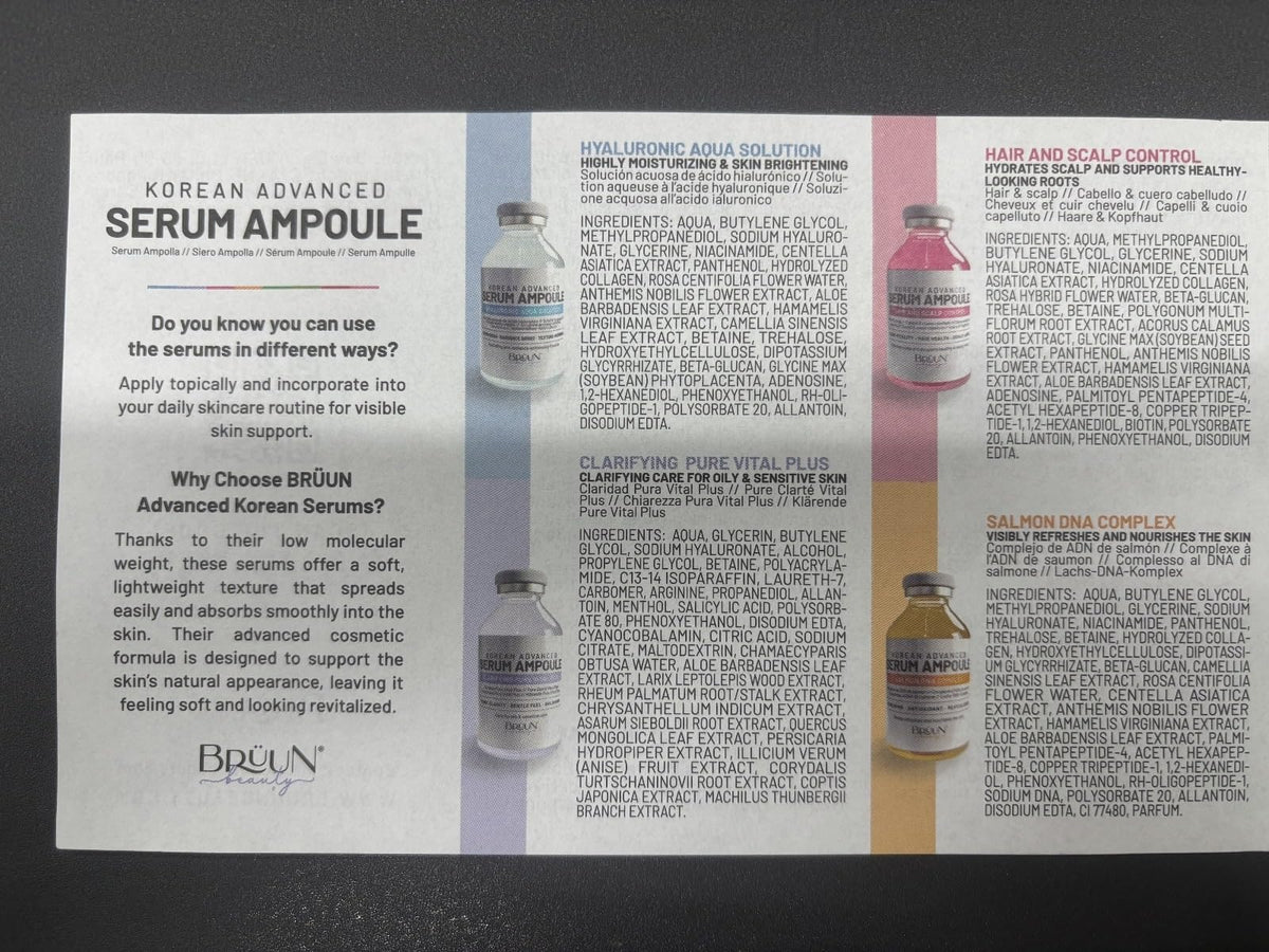 BRÜUN HS serum strengthens hair from the roots