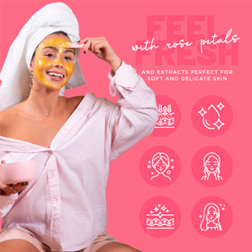 BRÜUN Jelly Mask being applied on the face for full-coverage peel-off