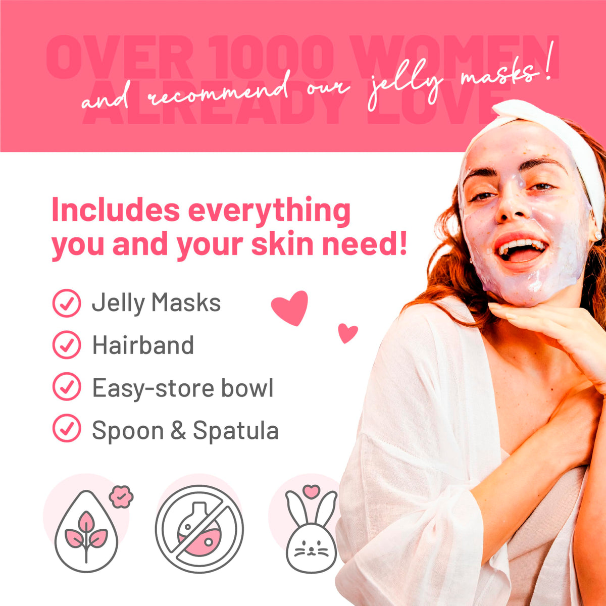BRÜUN Jelly Mask being used as body mask on arms and legs