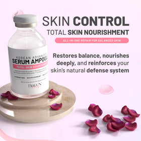 BRÜUN Total Care Complex Ampoule dispensing tip close-up for easy, precise application.