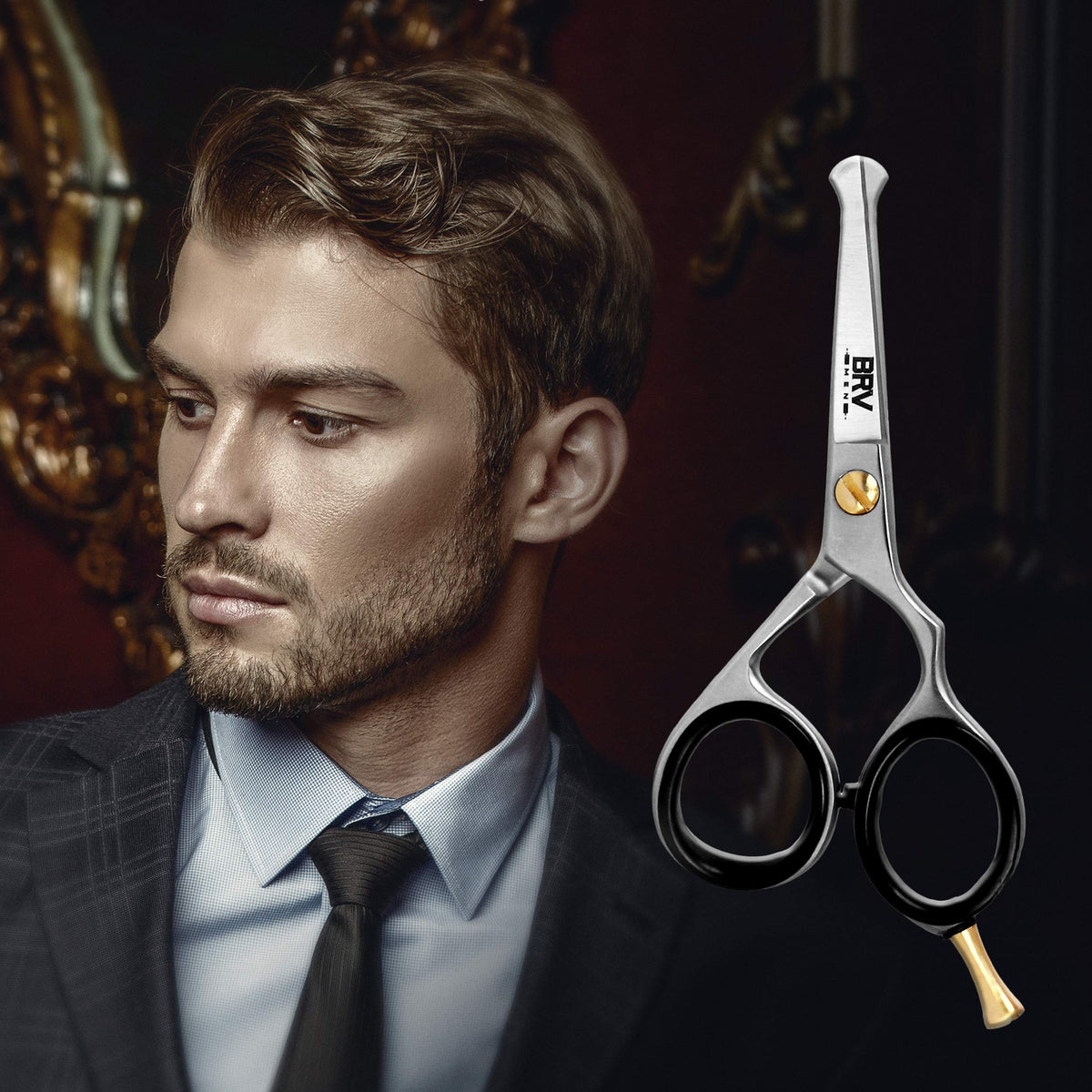 BRV MEN ergonomic design with removable finger pieces for customized grip.