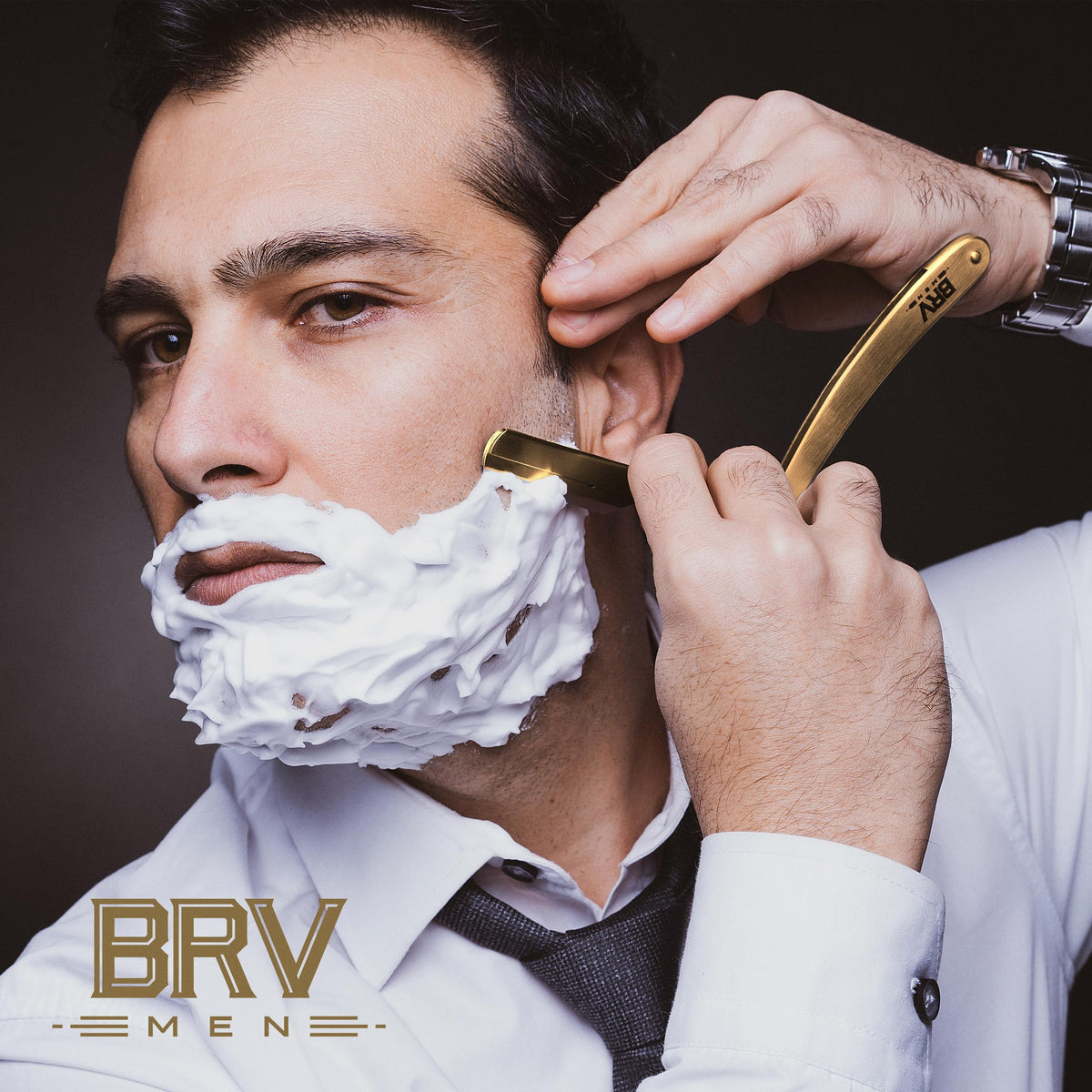 BRV MEN rust-free stainless steel construction for lasting performance.
