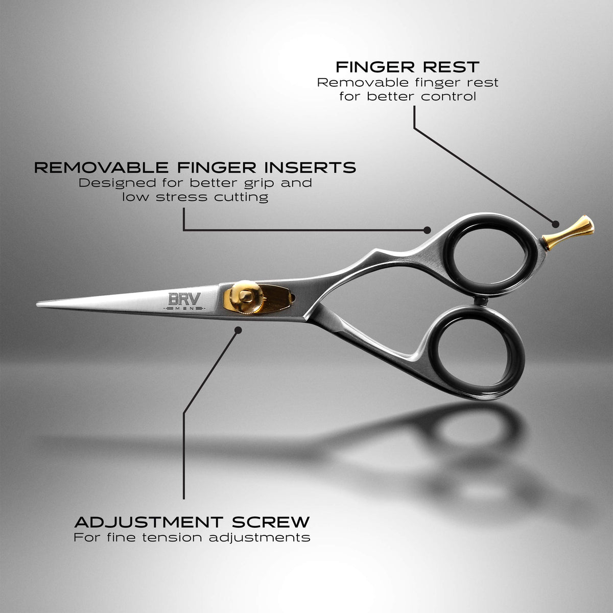 BRV MEN tension adjustment and removable finger holes for comfort.