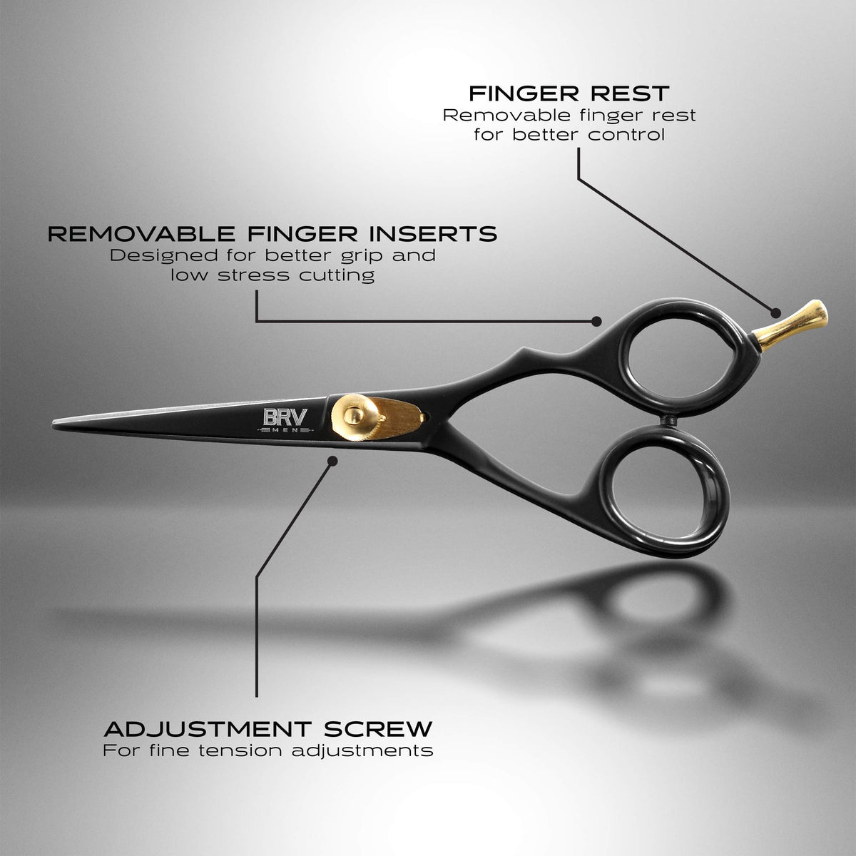 BRV MEN tension adjustment and removable finger holes for personalized control.