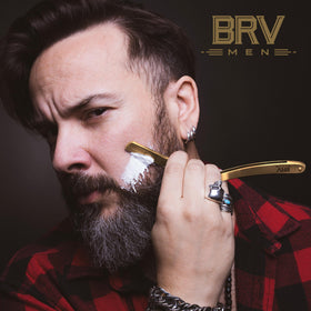 BRV MEN titanium bronze finish adds premium feel and durability.