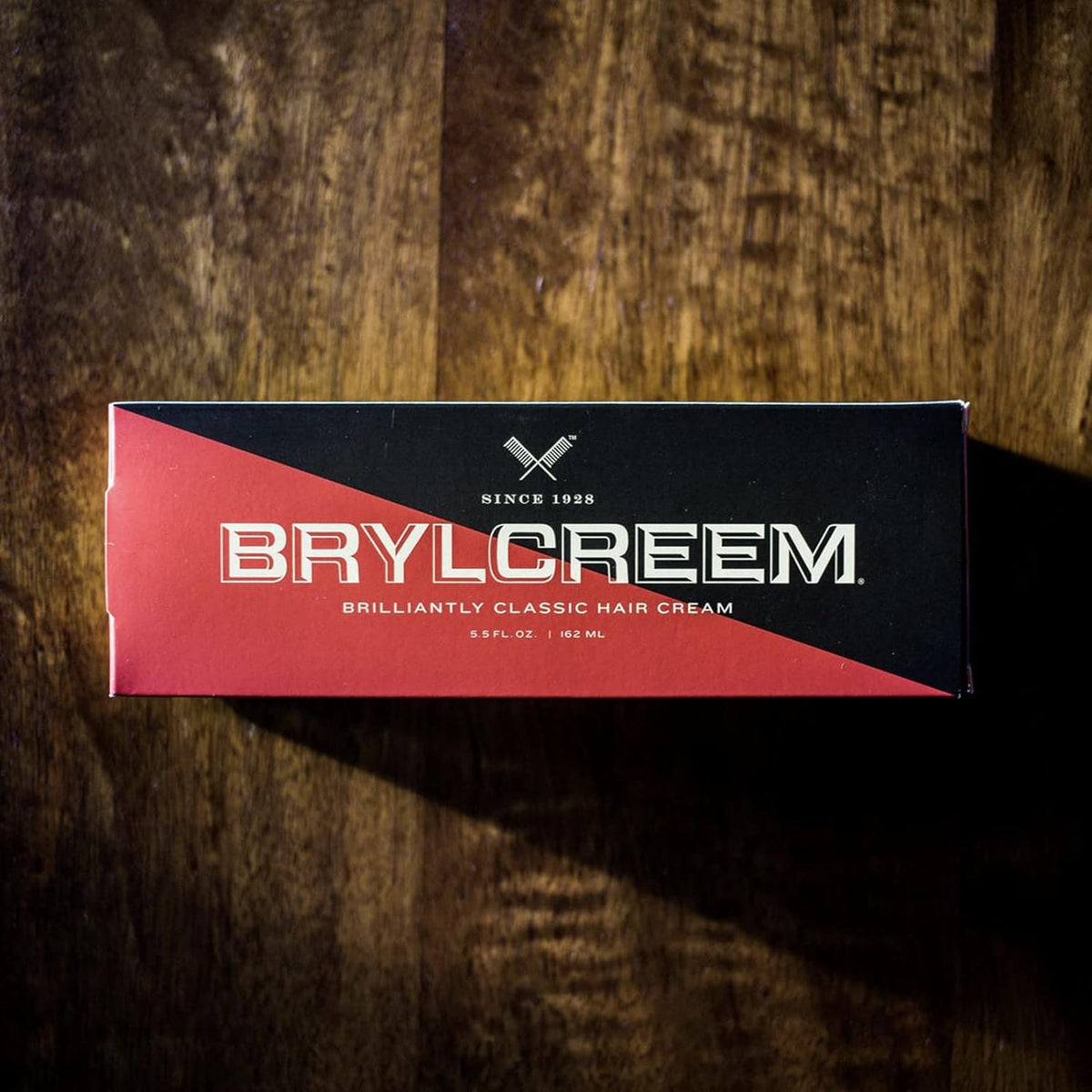 Brylcreem dime-size application enables quick, efficient grooming.