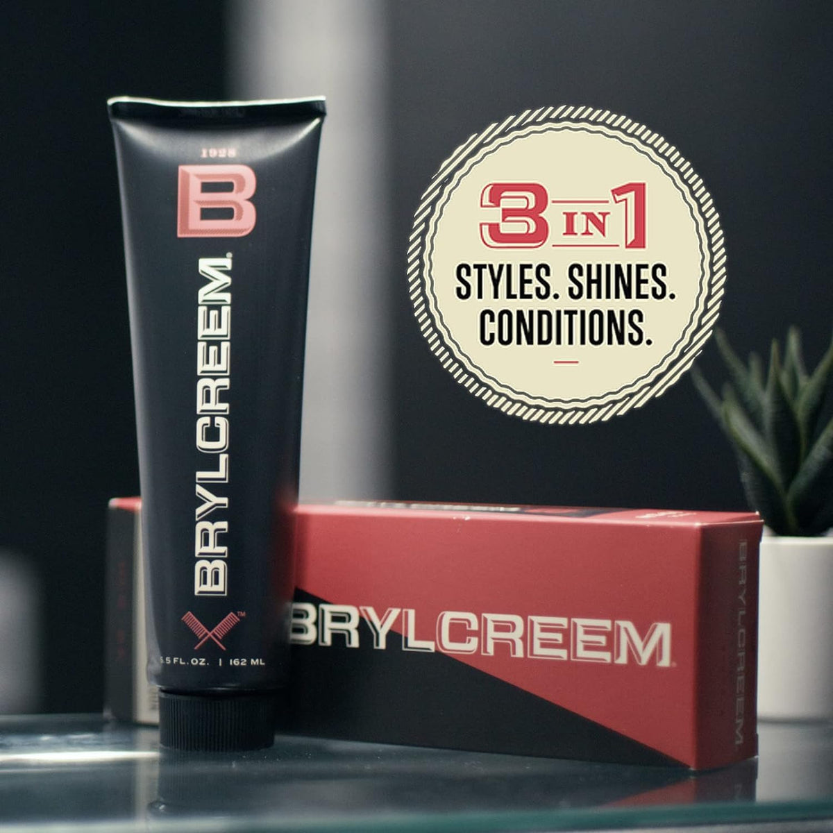 Brylcreem pack of 6 keeps grooming supplies ready.