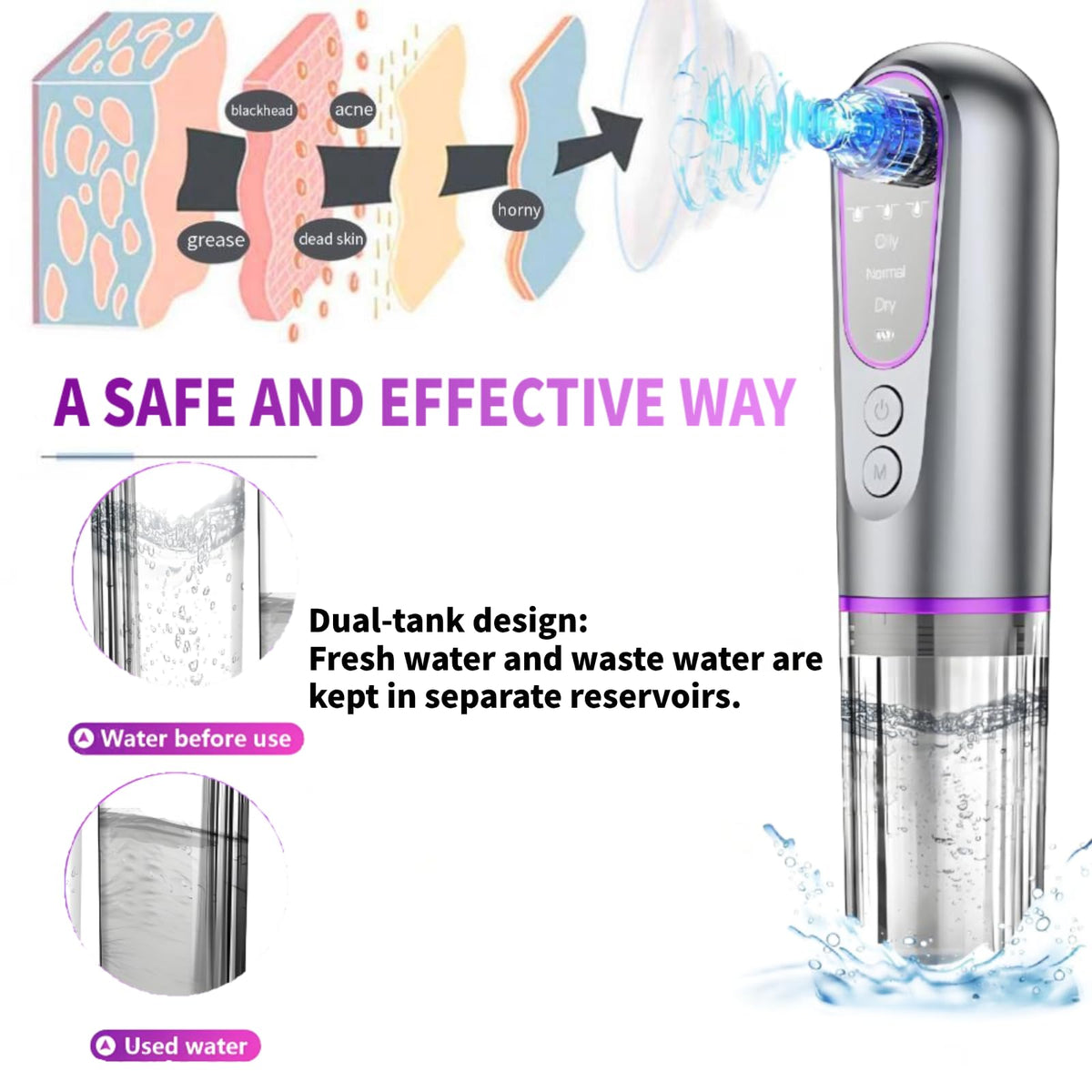 Bryzalor medium attachment for cheeks and eye contour areas.