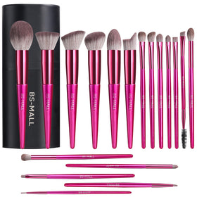 BS-MALL 18-piece makeup brush set for versatile, flawless application.