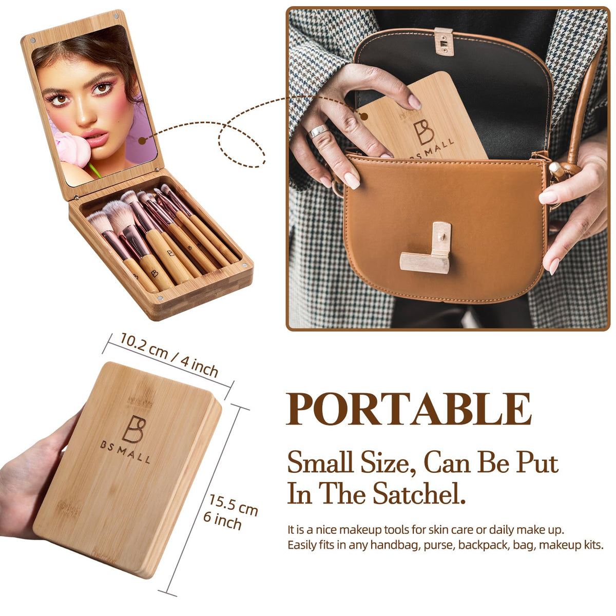 BS-MALL blush brush for natural-looking color and soft finish