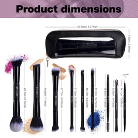 BS-MALL blush and powder brush for seamless blending and natural finish.