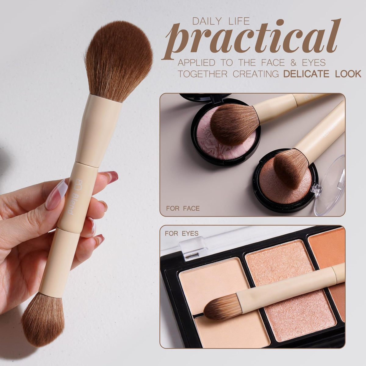 BS-MALL bronzer brush to sculpt and define softly