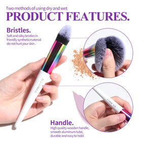 BS-MALL concealer brush under-eye for precise, streak-free concealment