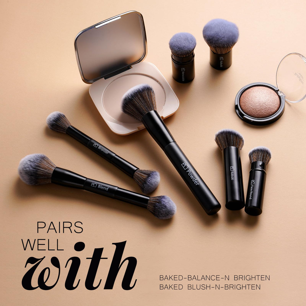 BS-MALL Concealer brush for precise spot concealing and blending