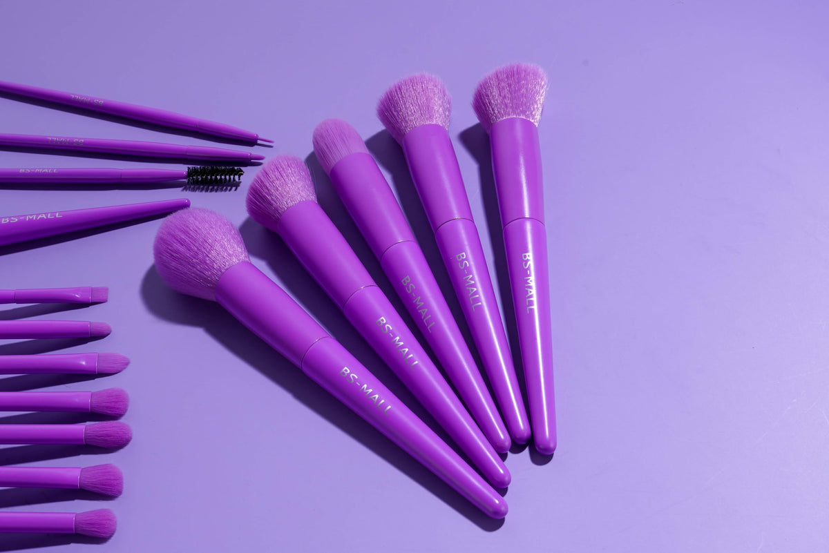 BS-MALL cruelty-free brush set designed for long-lasting performance.