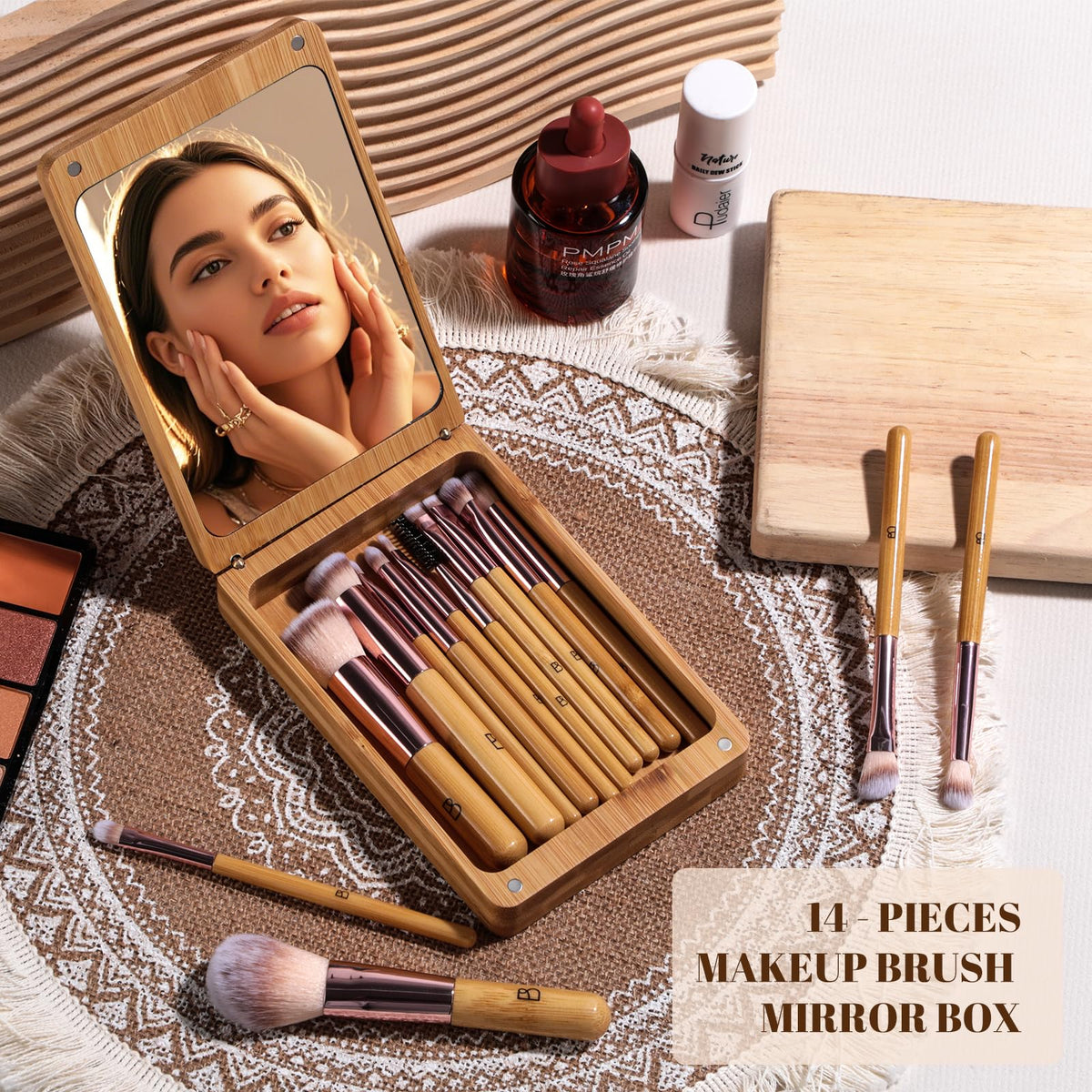 BS-MALL eyeshadow brush for precise color placement and blending