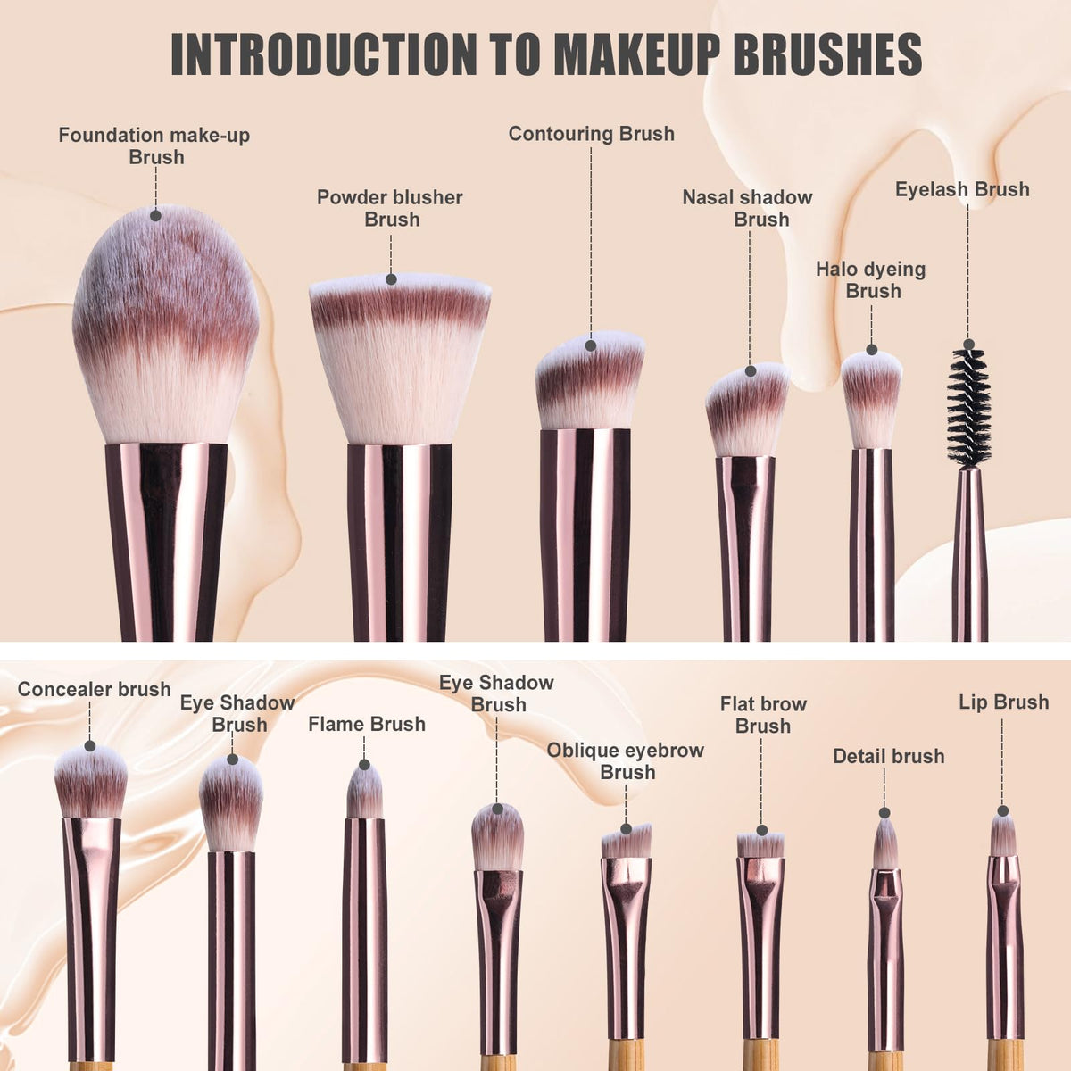 BS-MALL foundation brush for liquid makeup and even application