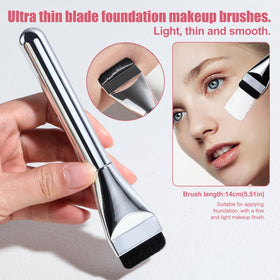 Travel-ready brush case keeps tools organized on the go.