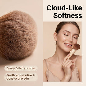 BS-MALL powder brush delivering a soft, even dusting