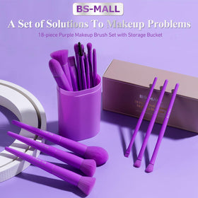BS-MALL powder brush for an even, diffused finish.