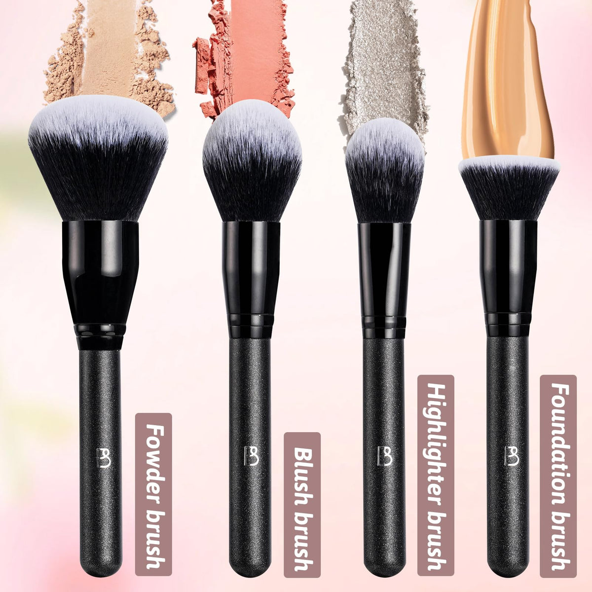 BS-MALL Soft Professional Makeup Brush Set Blush Brush for natural flush.