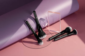 BS-MALL Soft Professional Makeup Brush Set Cruelty-free brushes for easy cleaning.