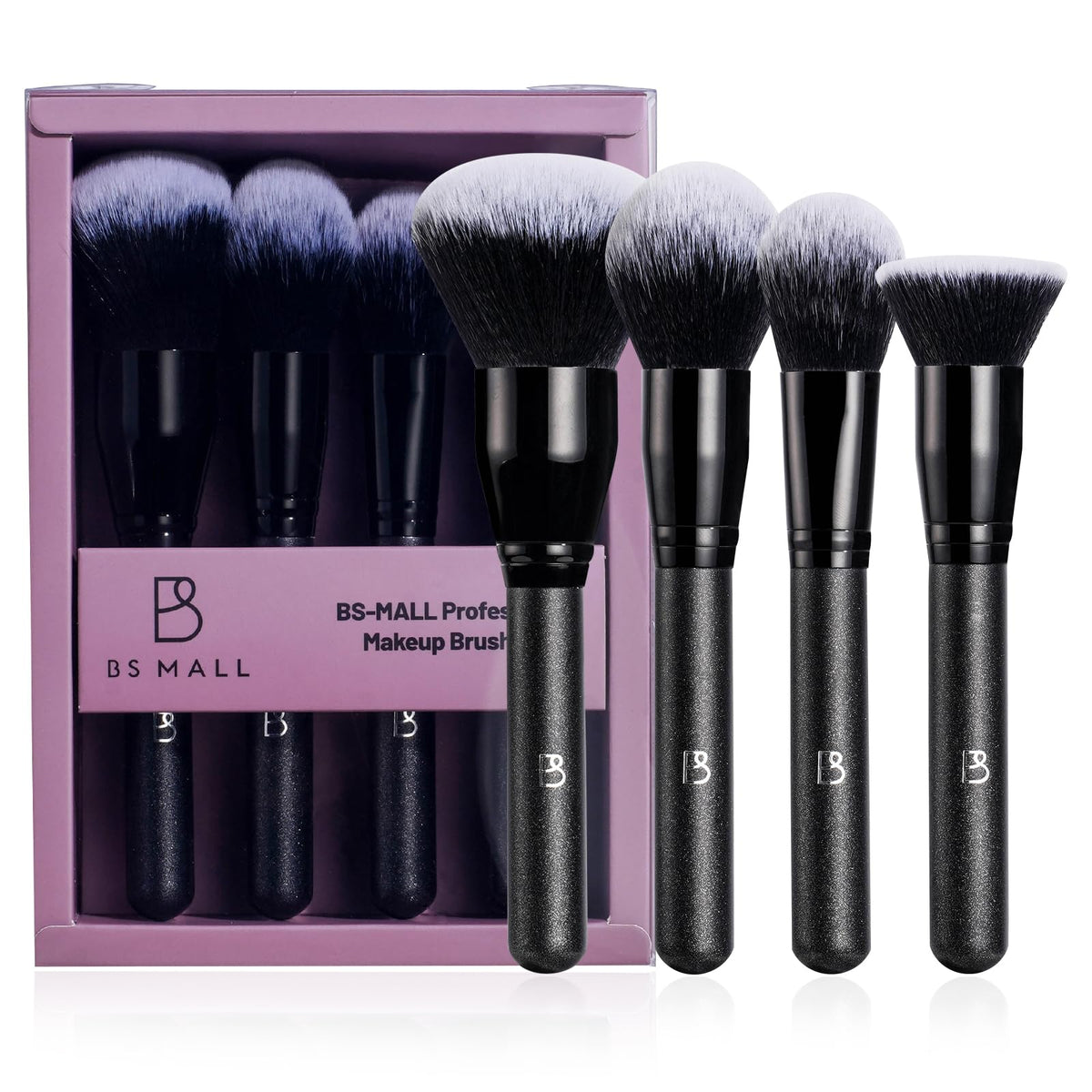 BS-MALL Soft Professional Makeup Brush Set Foundation Brush for flawless liquid foundation application.