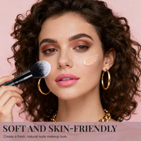 BS-MALL Soft Professional Makeup Brush Set Travel-friendly design for on-the-go touch-ups.