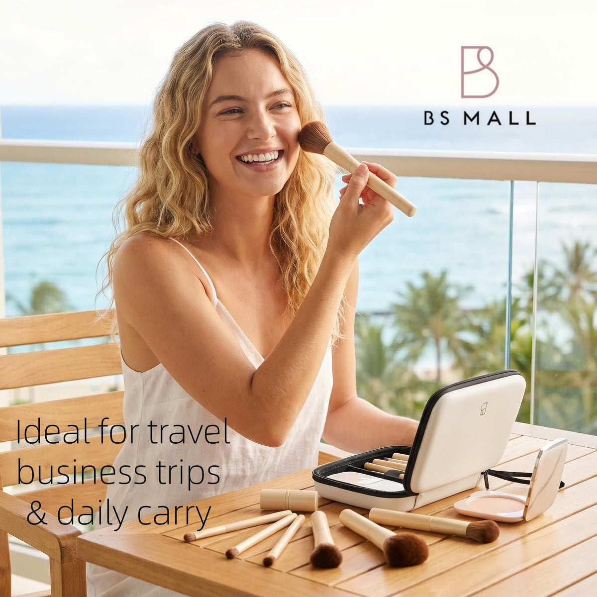 BS-MALL travel case with sponge emphasizing portability and organization