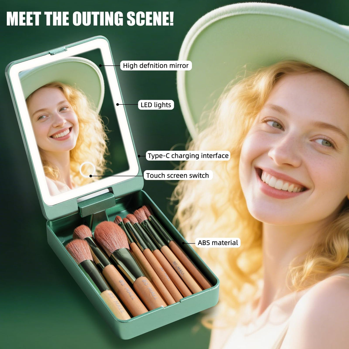BS-MALL concealer brush for precise spot blending