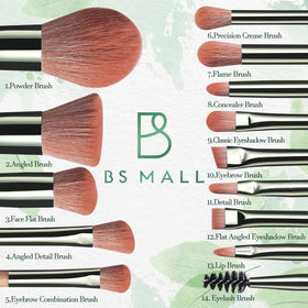 BS-MALL eye-shadow brushes for seamless application