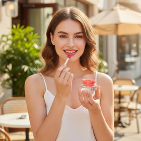 BS-MALL Watermelon lip care nourishes, softens, and protects lips daily.
