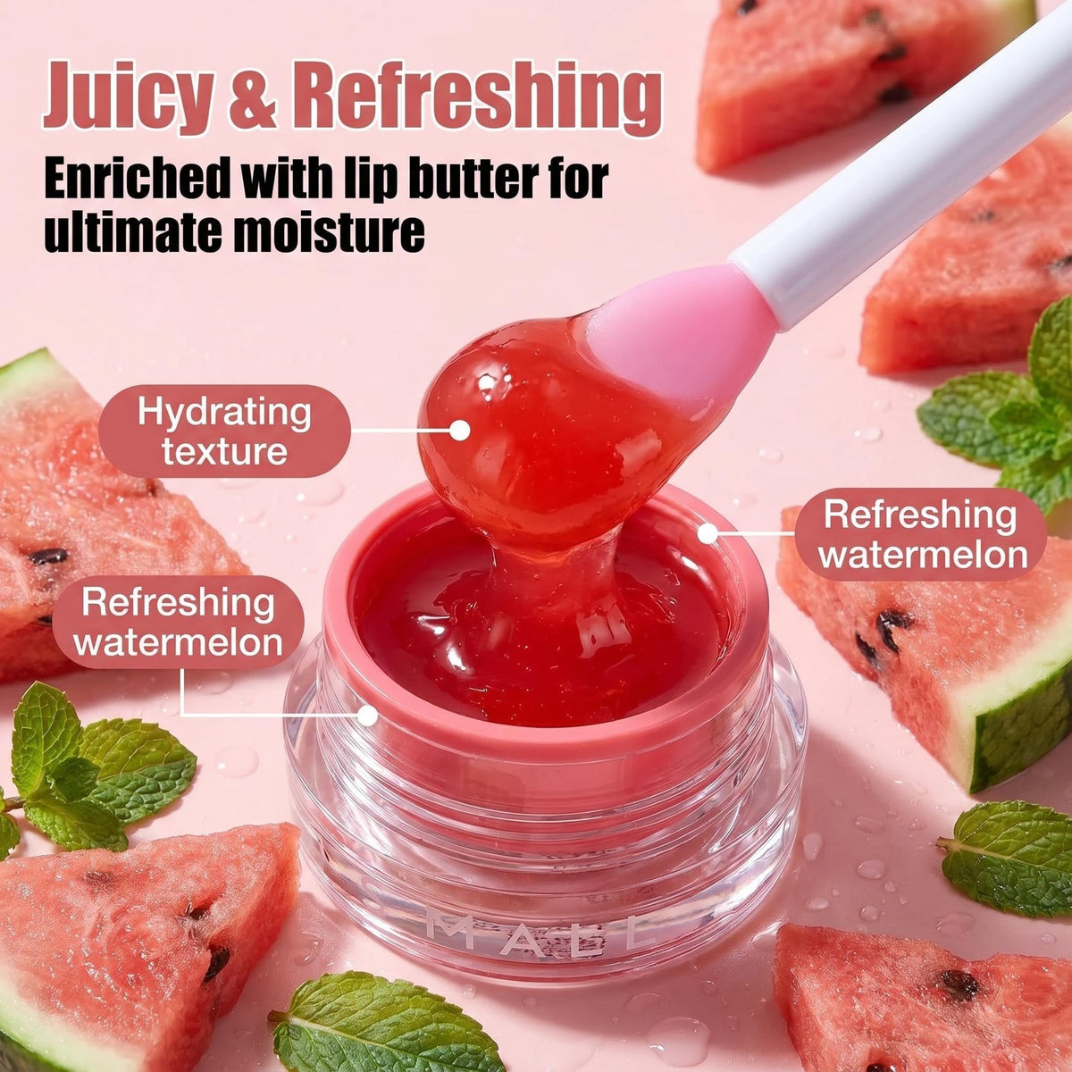 BS-MALL Watermelon overnight lip mask glows while nourishing overnight.